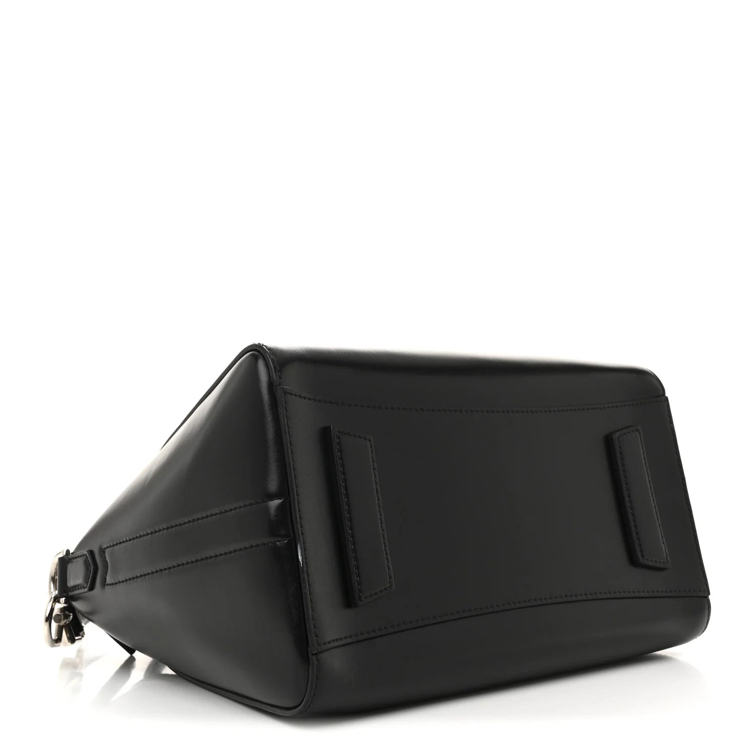 Shiny Lord Calfskin Small Antigona Black