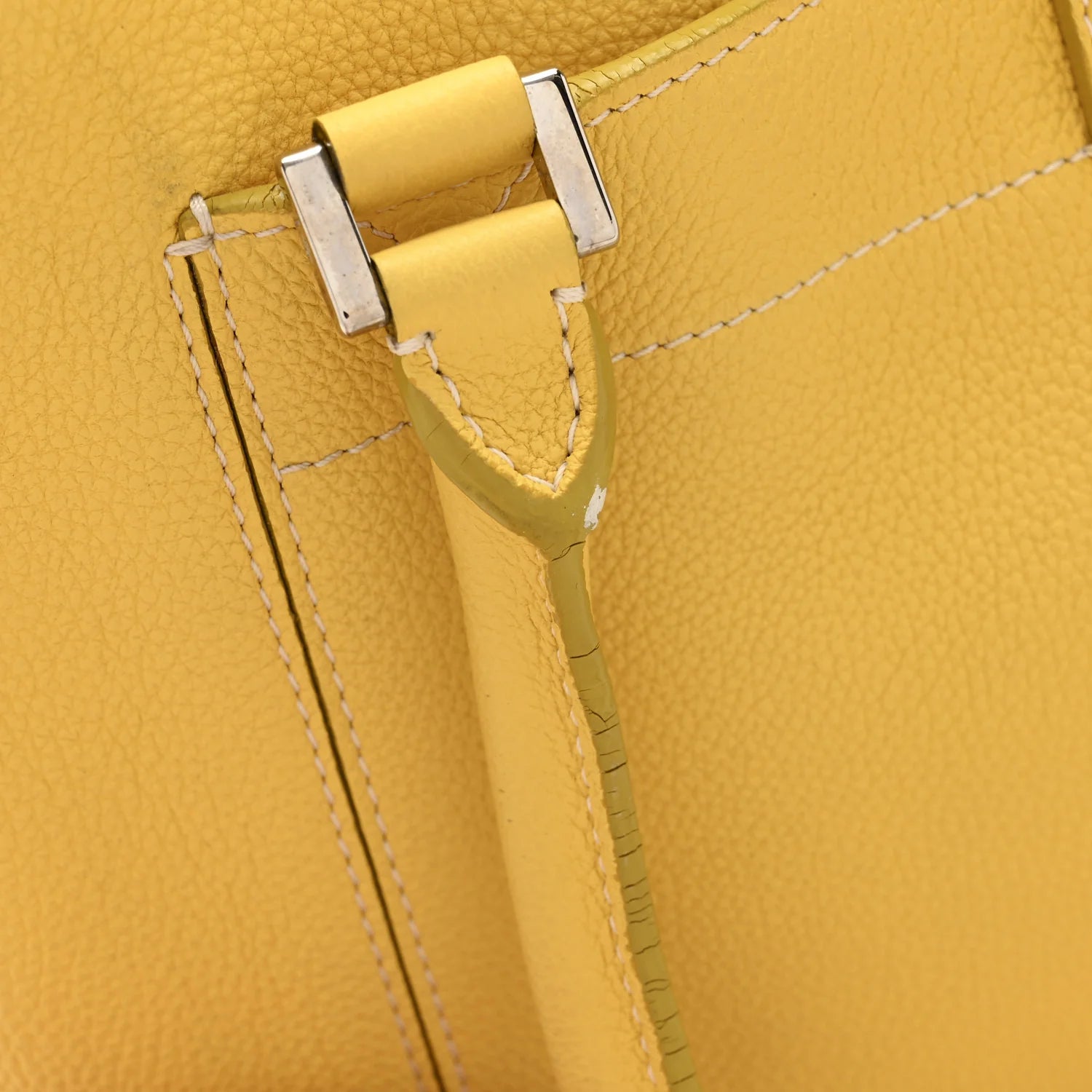 Grained Calfskin Bellevue Odessa Yellow