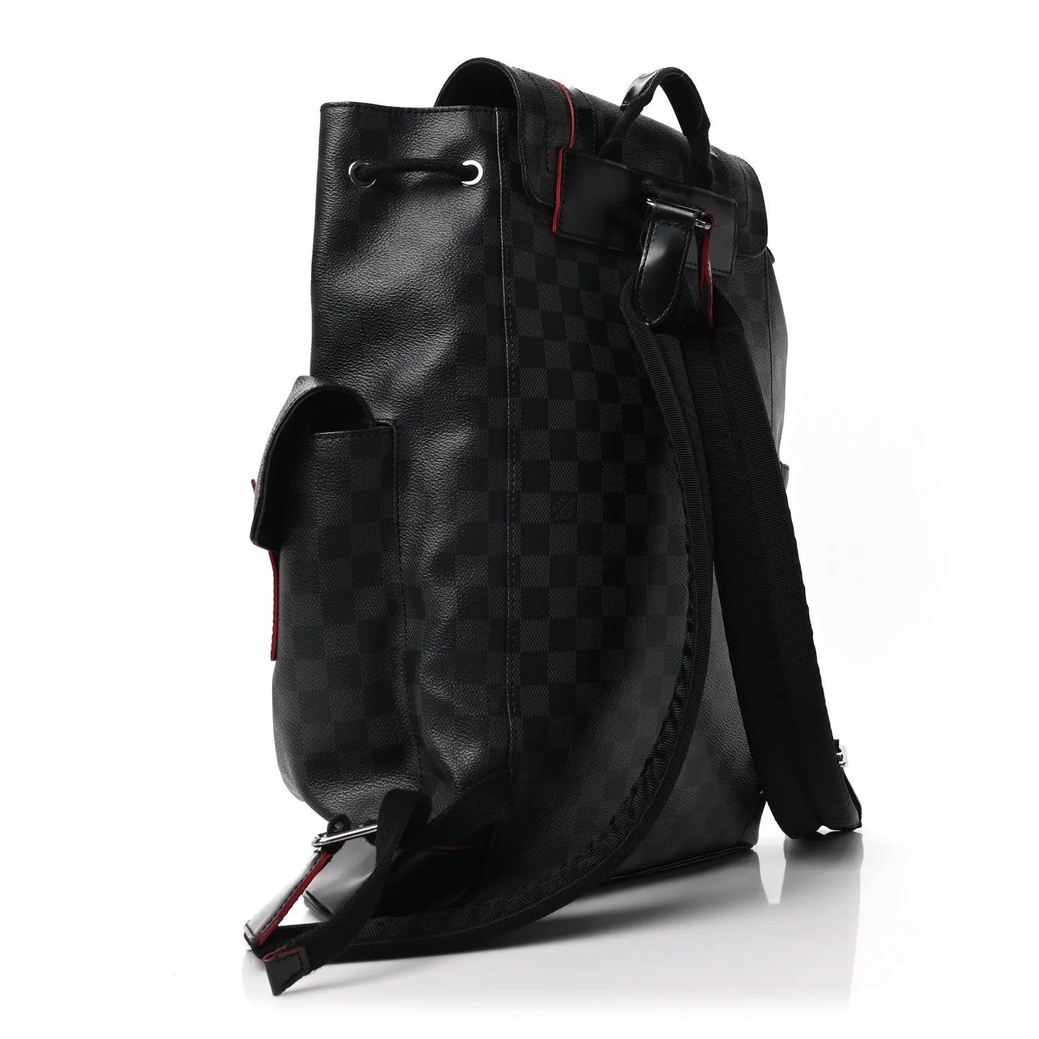Damier Graphite Christopher PM Red