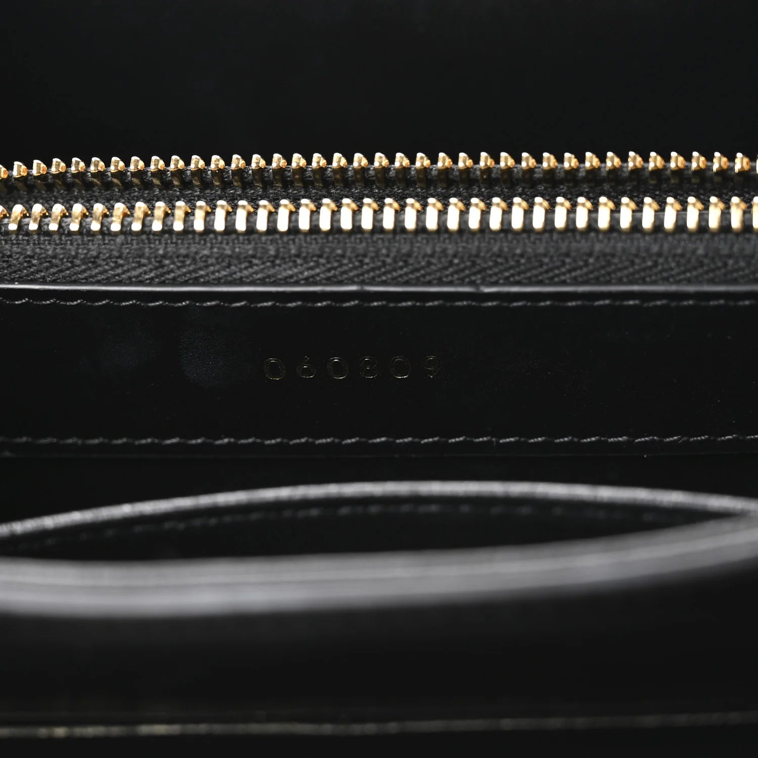 Satinated Calfskin Mini 16 Top Handle Bag Black