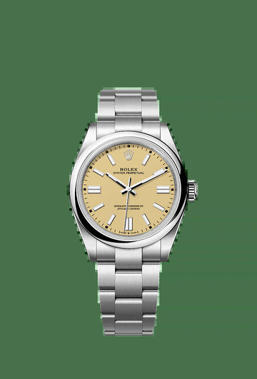 Unworn 2025,  Oyster Perpetual, Oystersteel 41Mm, Beige Dial, Domed Oyster, Ref# 134300-0007, Box and Papers