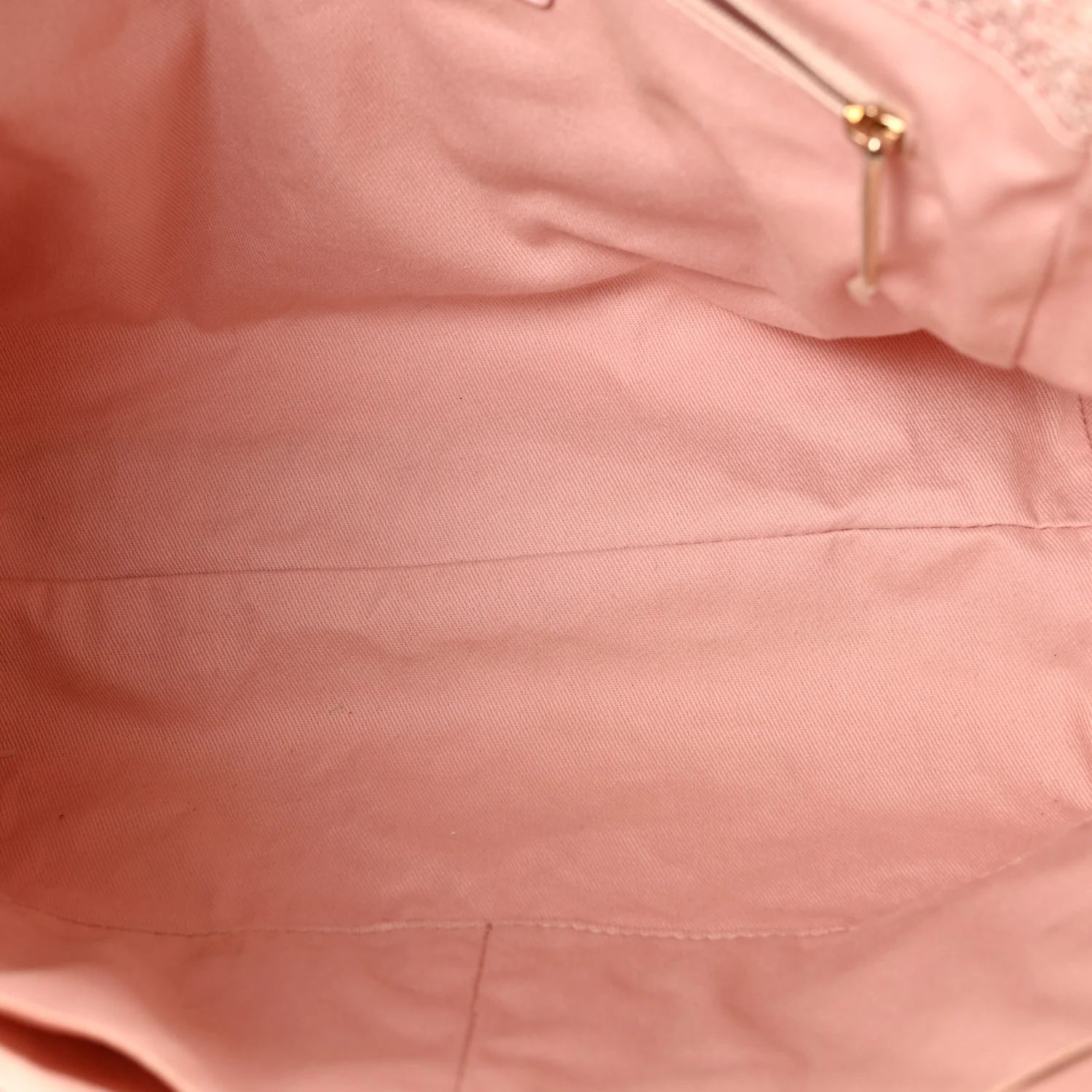 Straw Lurex Small Deauville Tote Pink