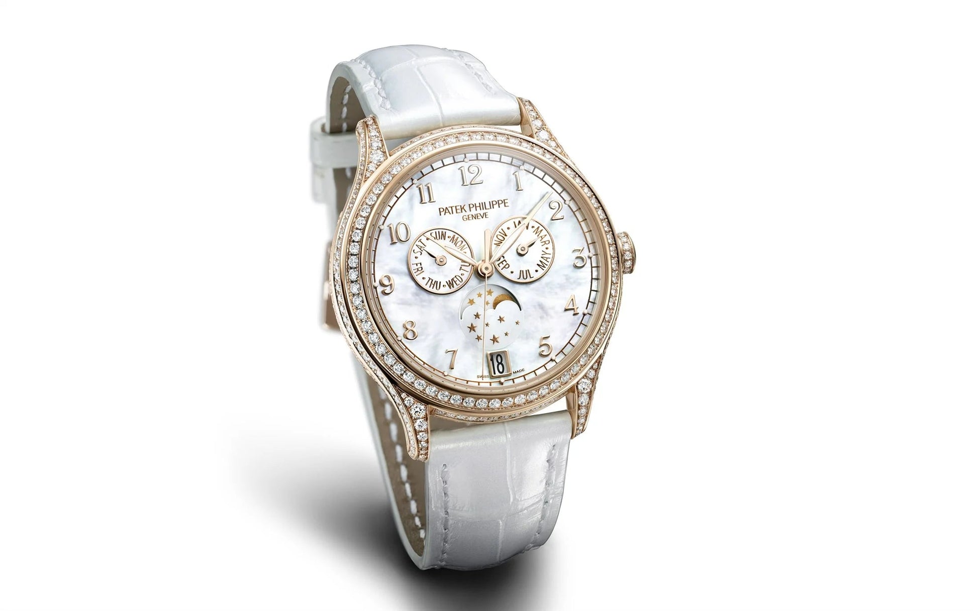 Complication, 18K Rose Gold Set with 388 Diamonds (~2,92 Ct), 38Mm, Annual Calendar Ref# 4948R-001