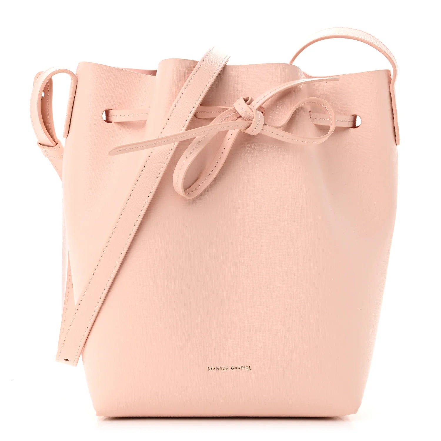 Saffiano Mini Bucket Bag Dahlia