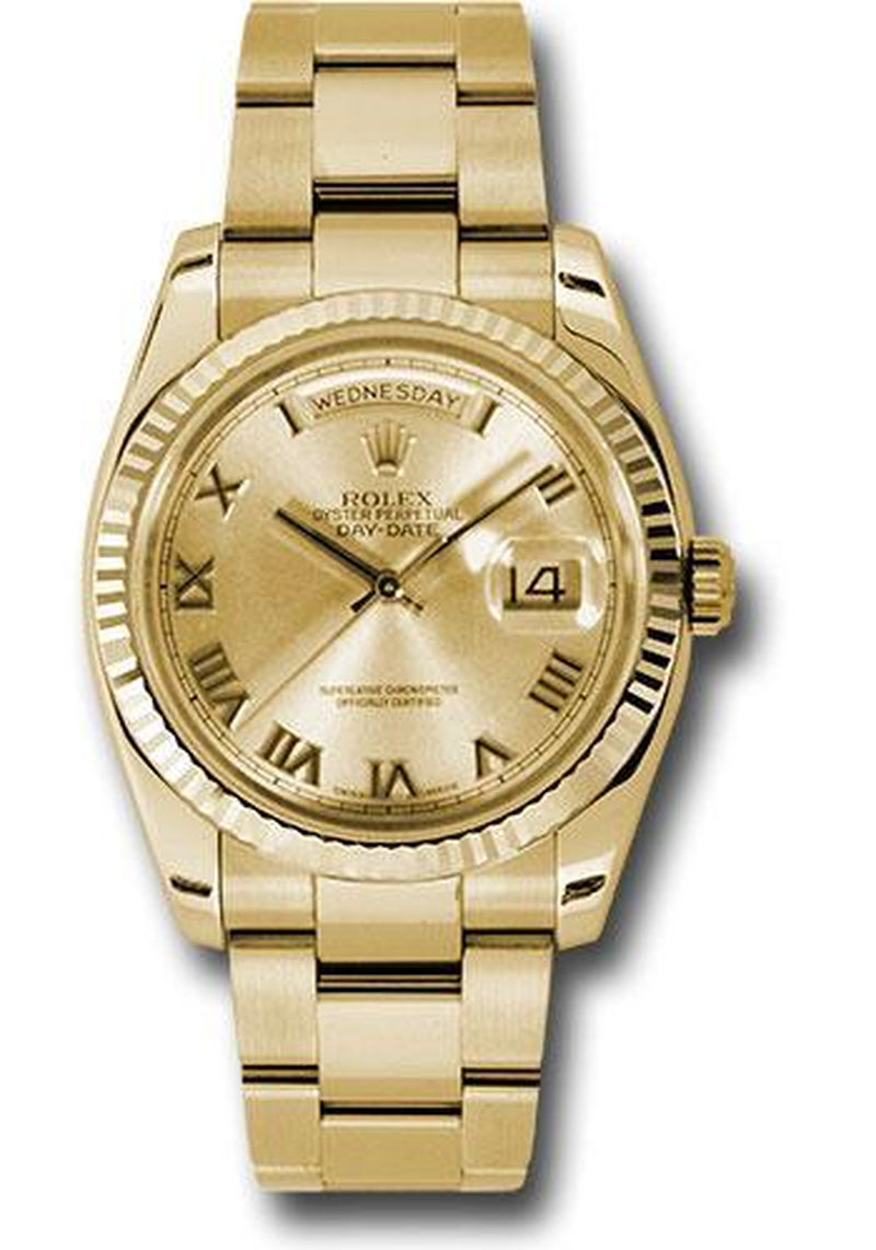Rolex Day-Date 36Mm Watch 118238 Chro