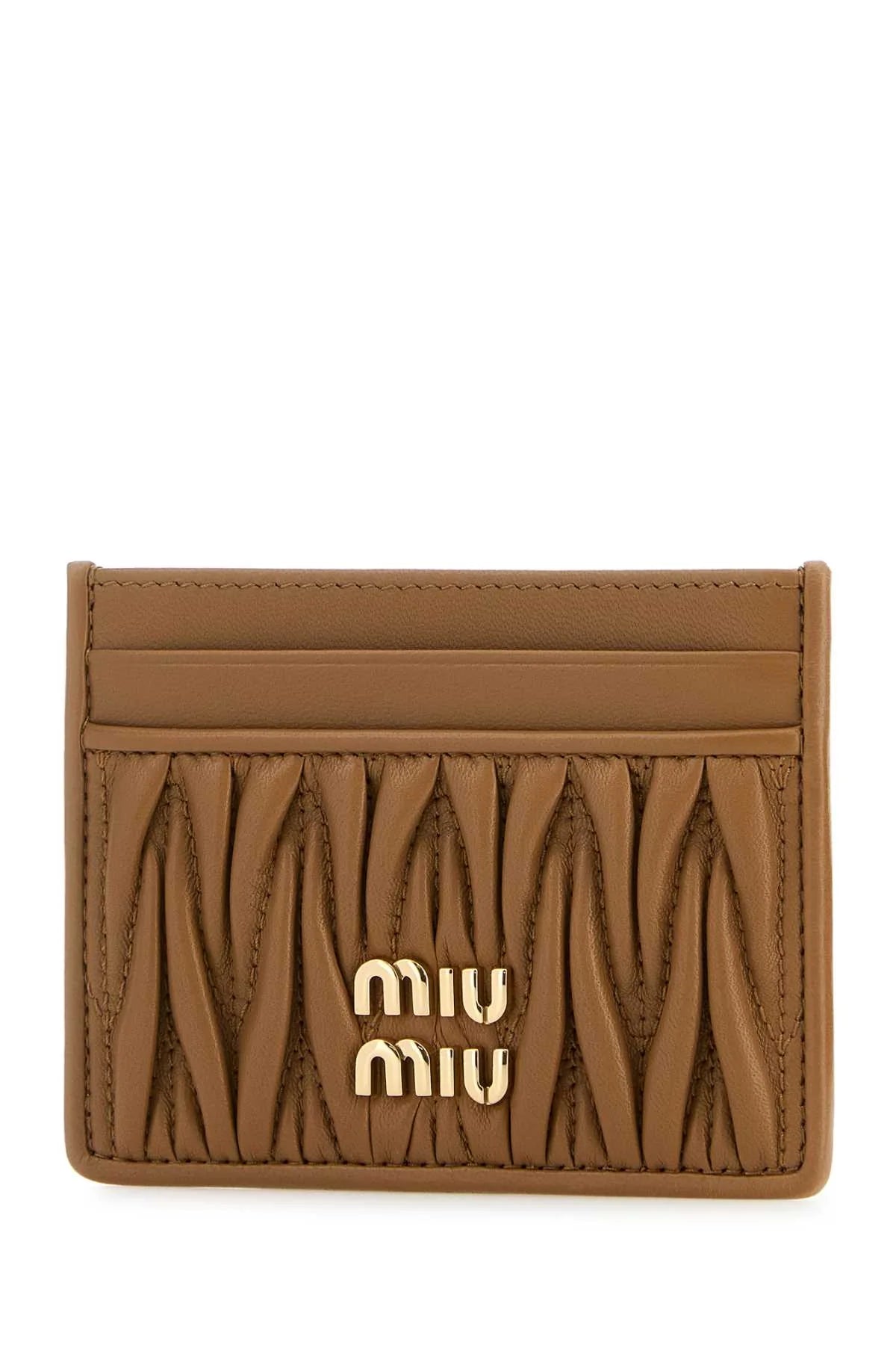 MATELASSÉ NAPPA LEATHER CARD HOLDER