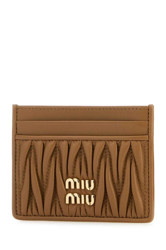 MATELASSÉ NAPPA LEATHER CARD HOLDER