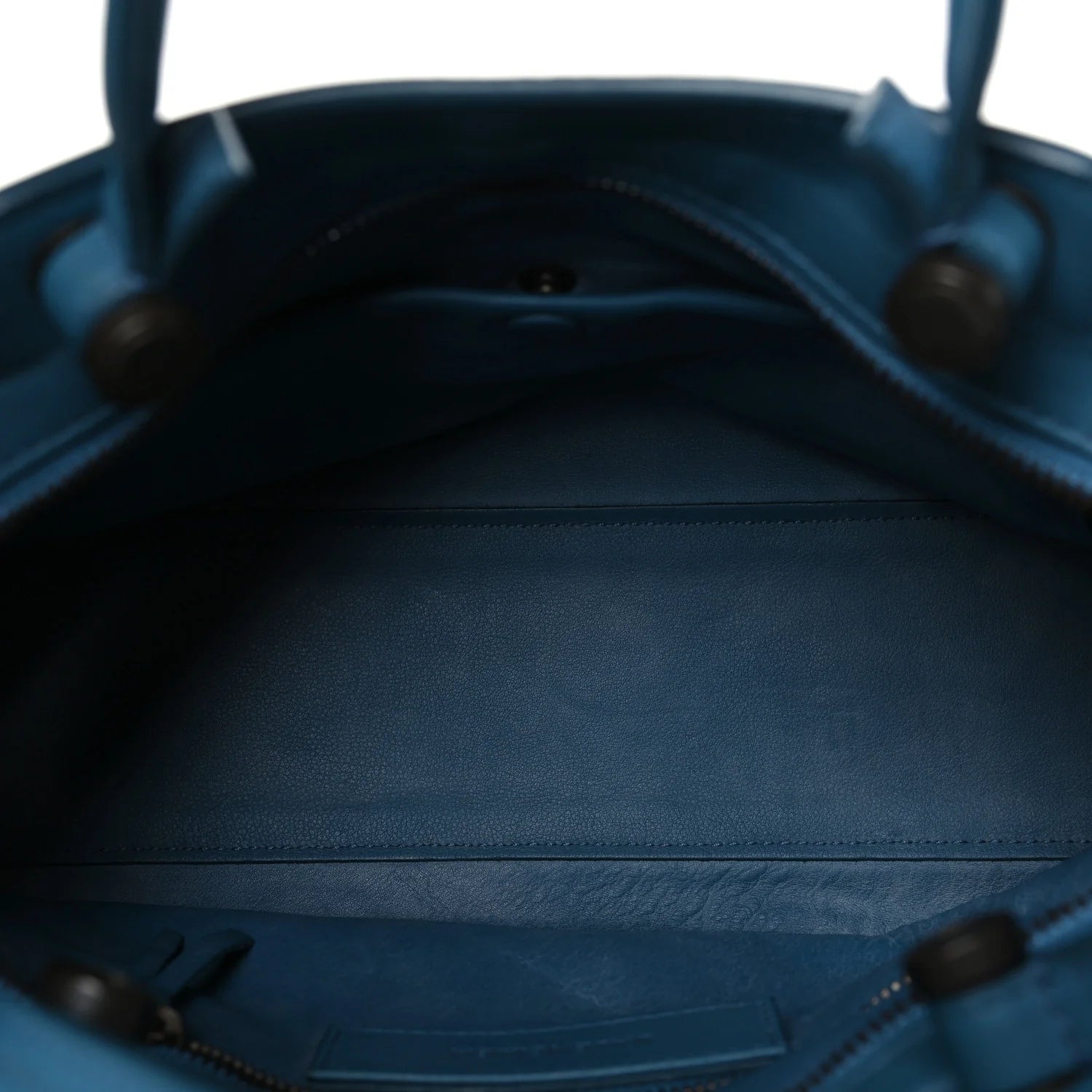 Veau Soyeux Perforated Blackout Hardware S City Bleu Canard