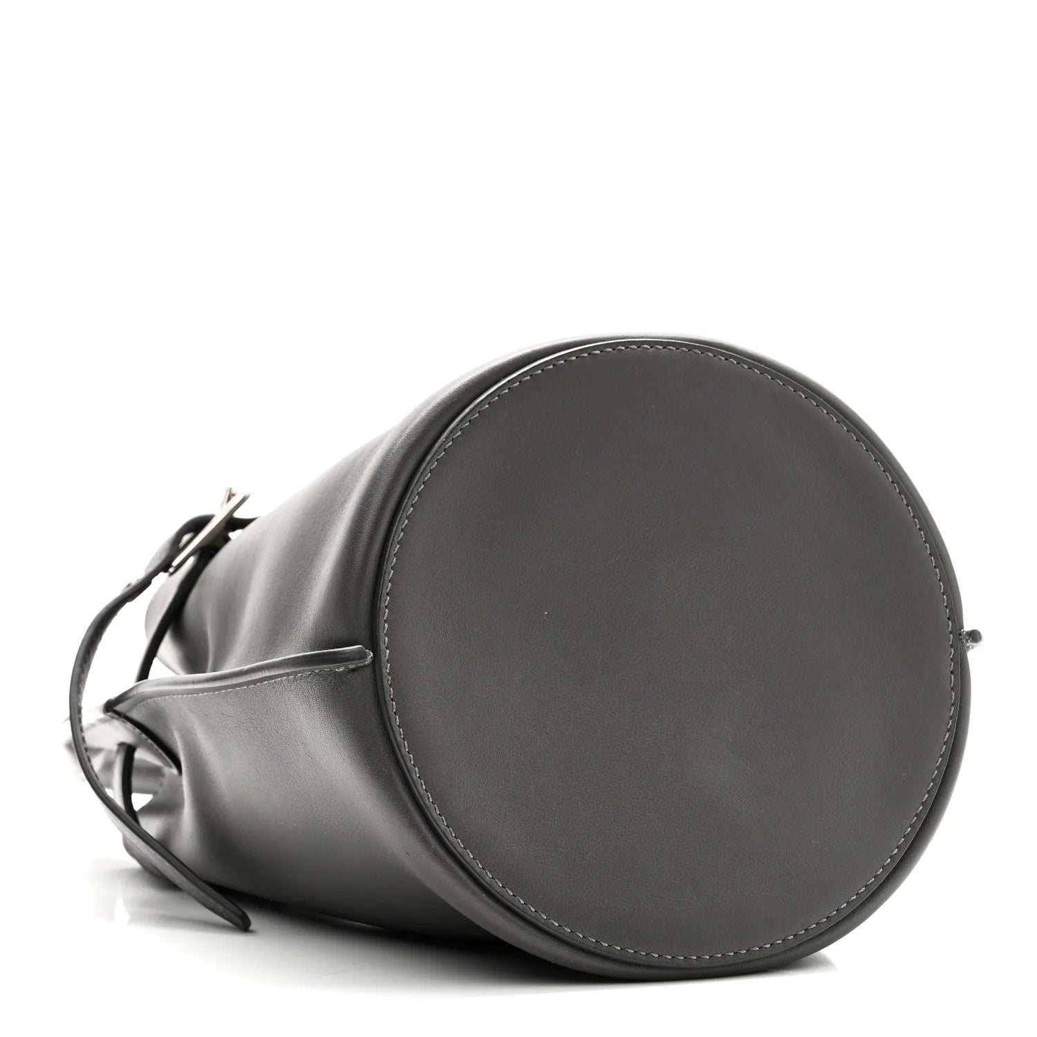 Smooth Calfskin Nano Big Bag Bucket Grey
