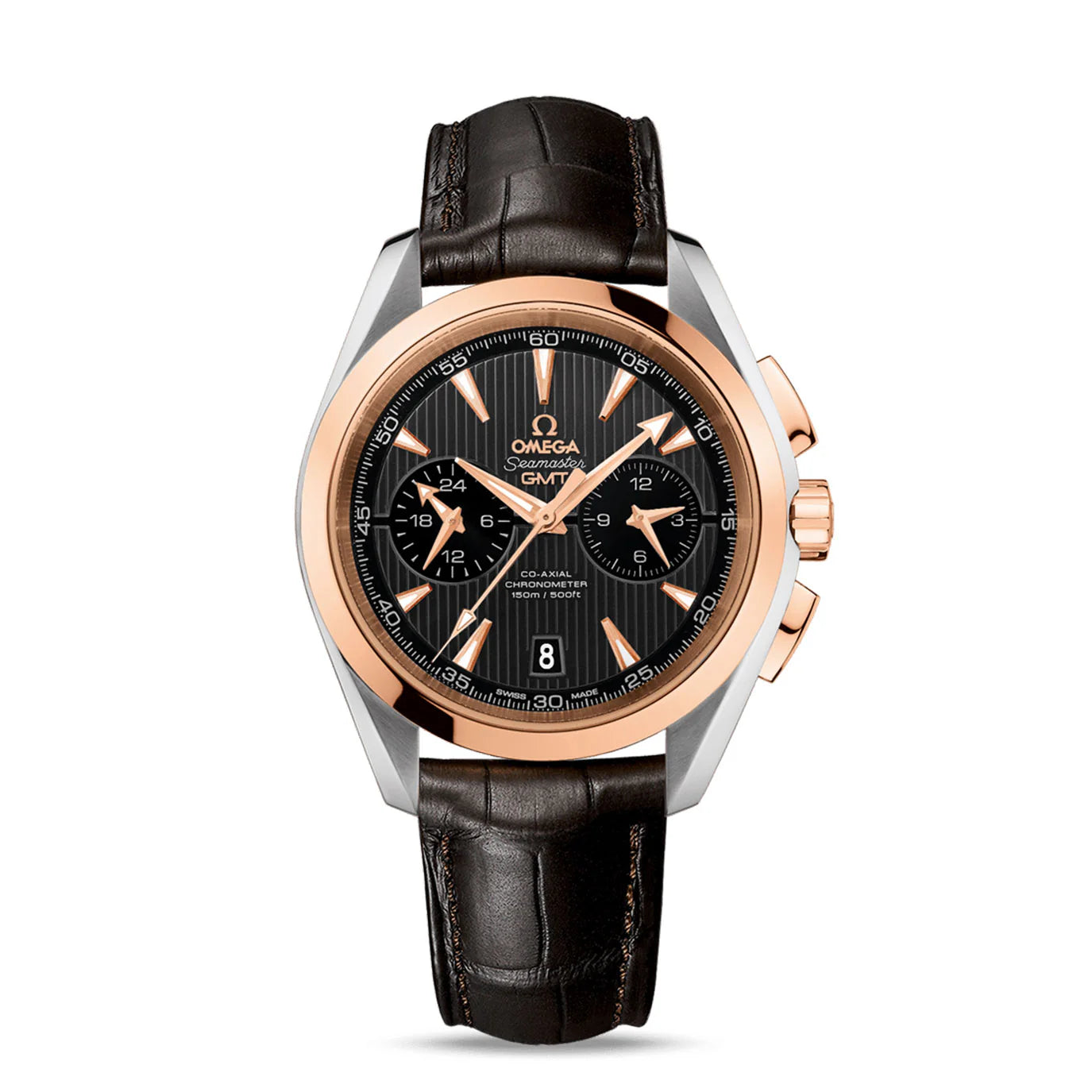 Seamaster AQUA TERRA 150M CO‑AXIAL CHRONOMETER GMT CHRONOGRAPH Ref# 231.23.43.52.06.001