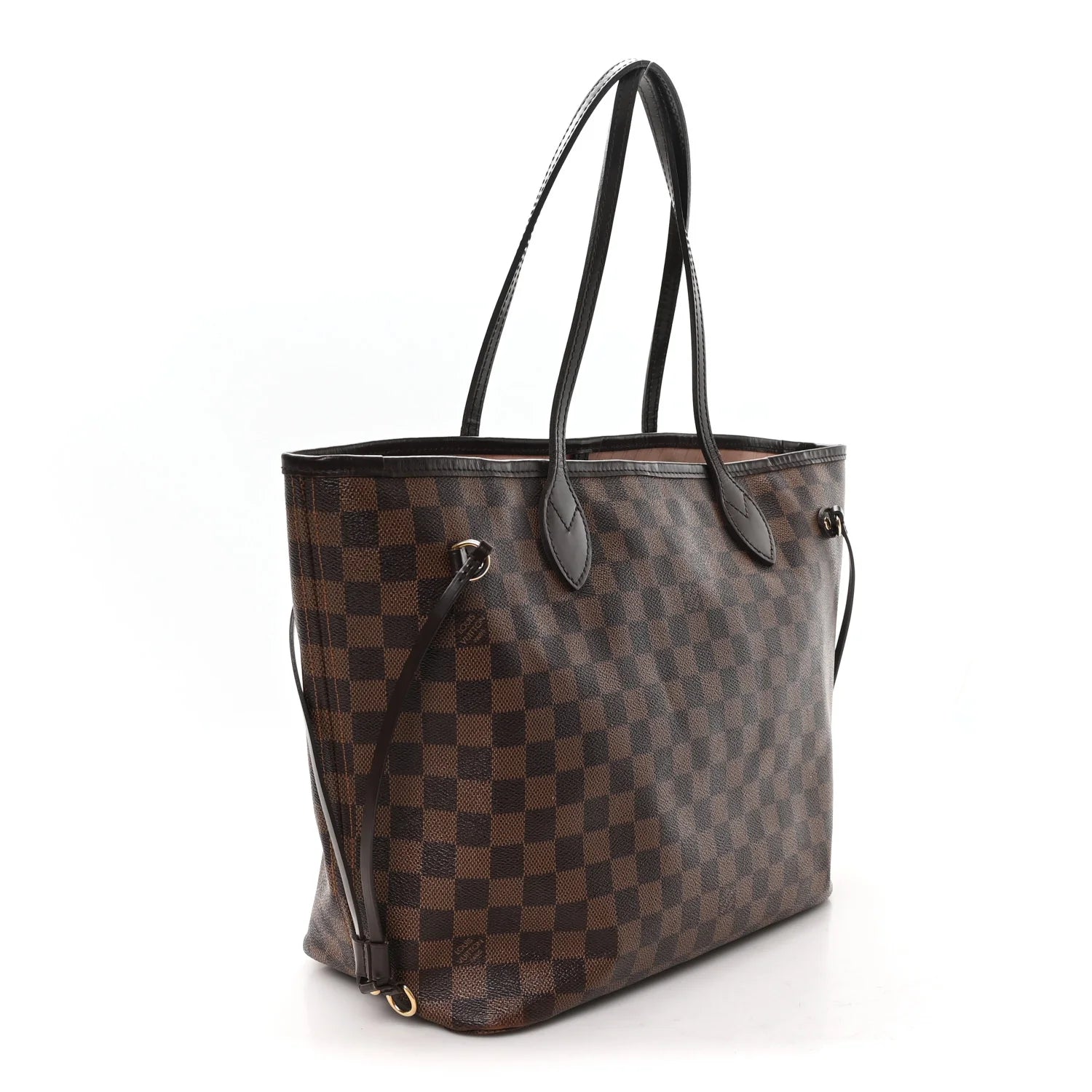 Damier Ebene Neo Neverfull MM Rose Ballerine