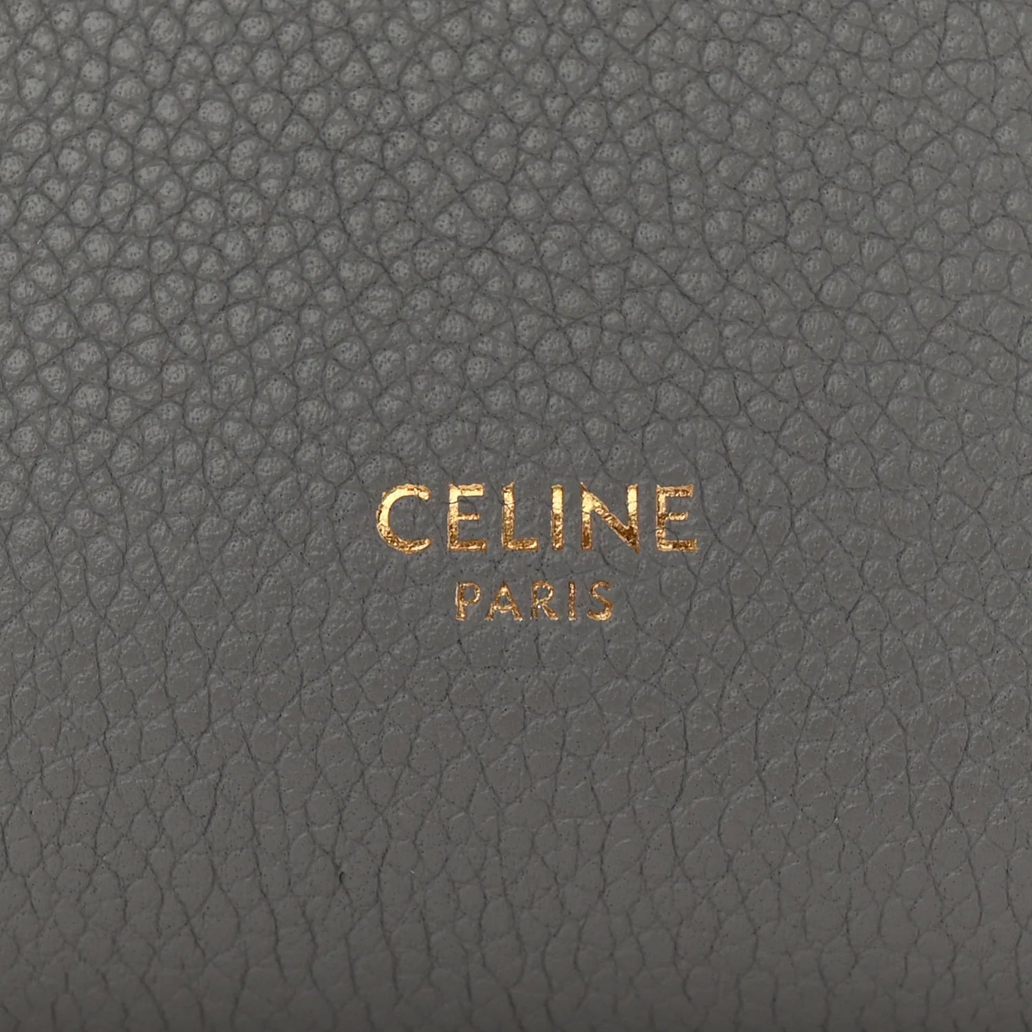 Soft Grained Calfskin Small Sangle Bucket Bag Kohl