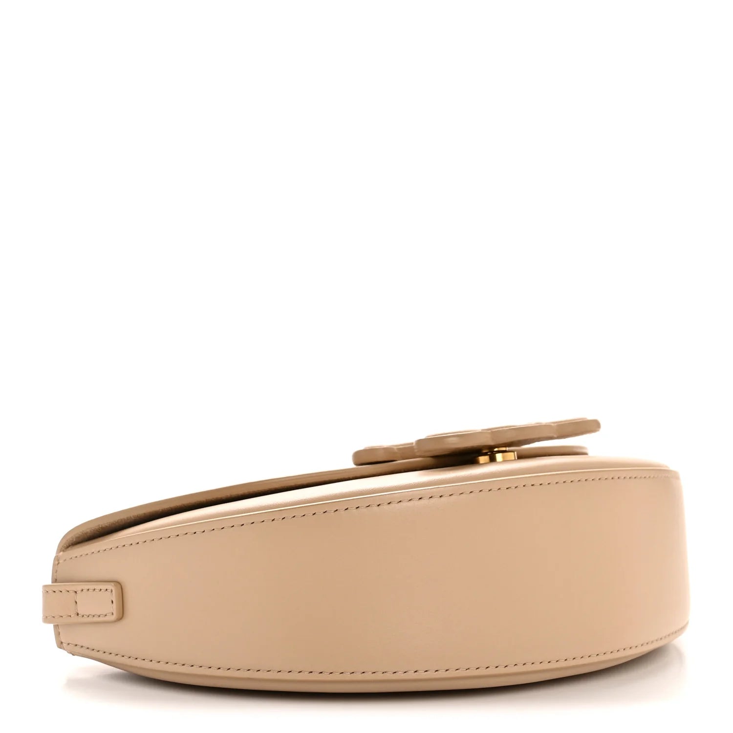 Smooth Calfskin Triomphe Besace Bag Nude