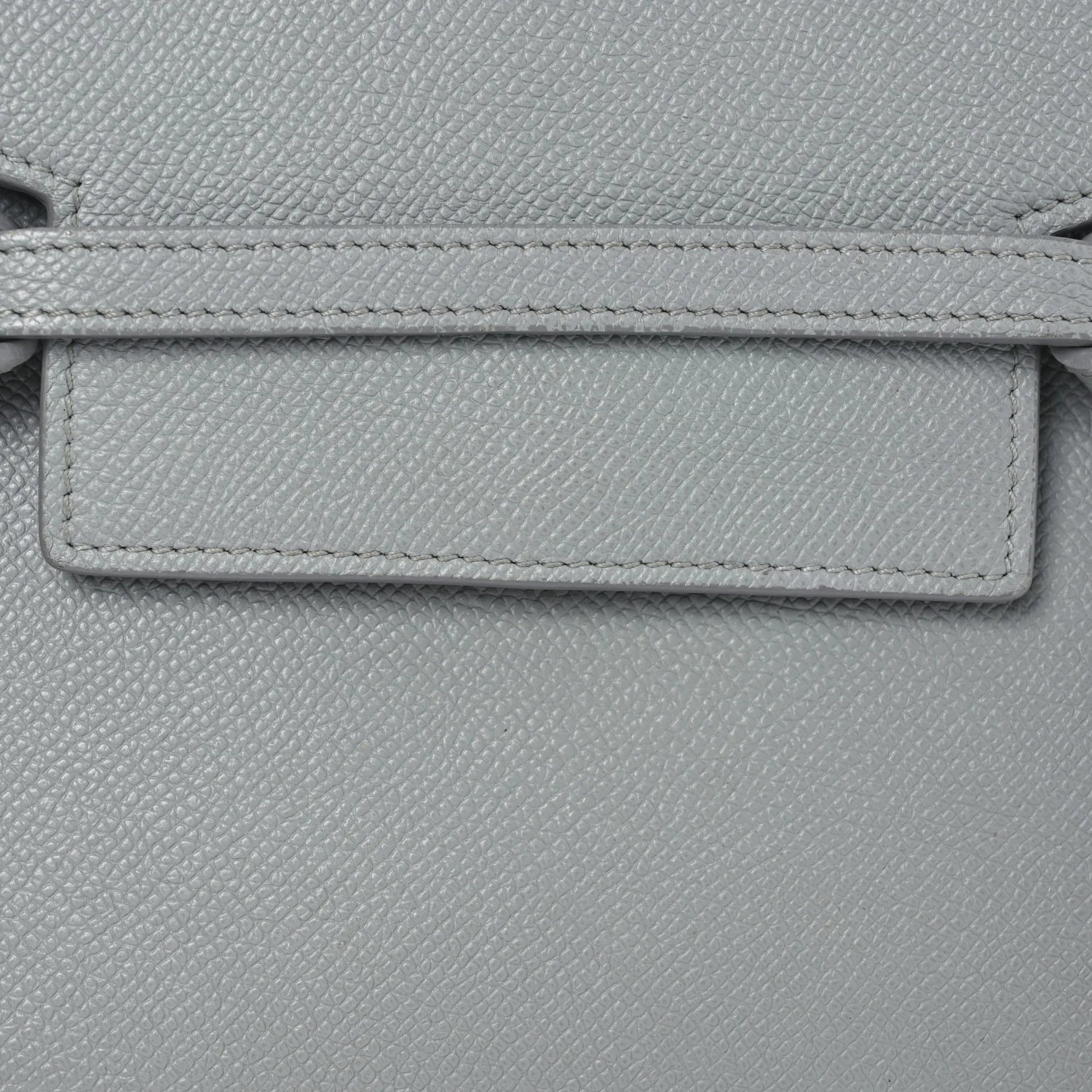 Grained Calfskin Nano Belt Bag Mineral