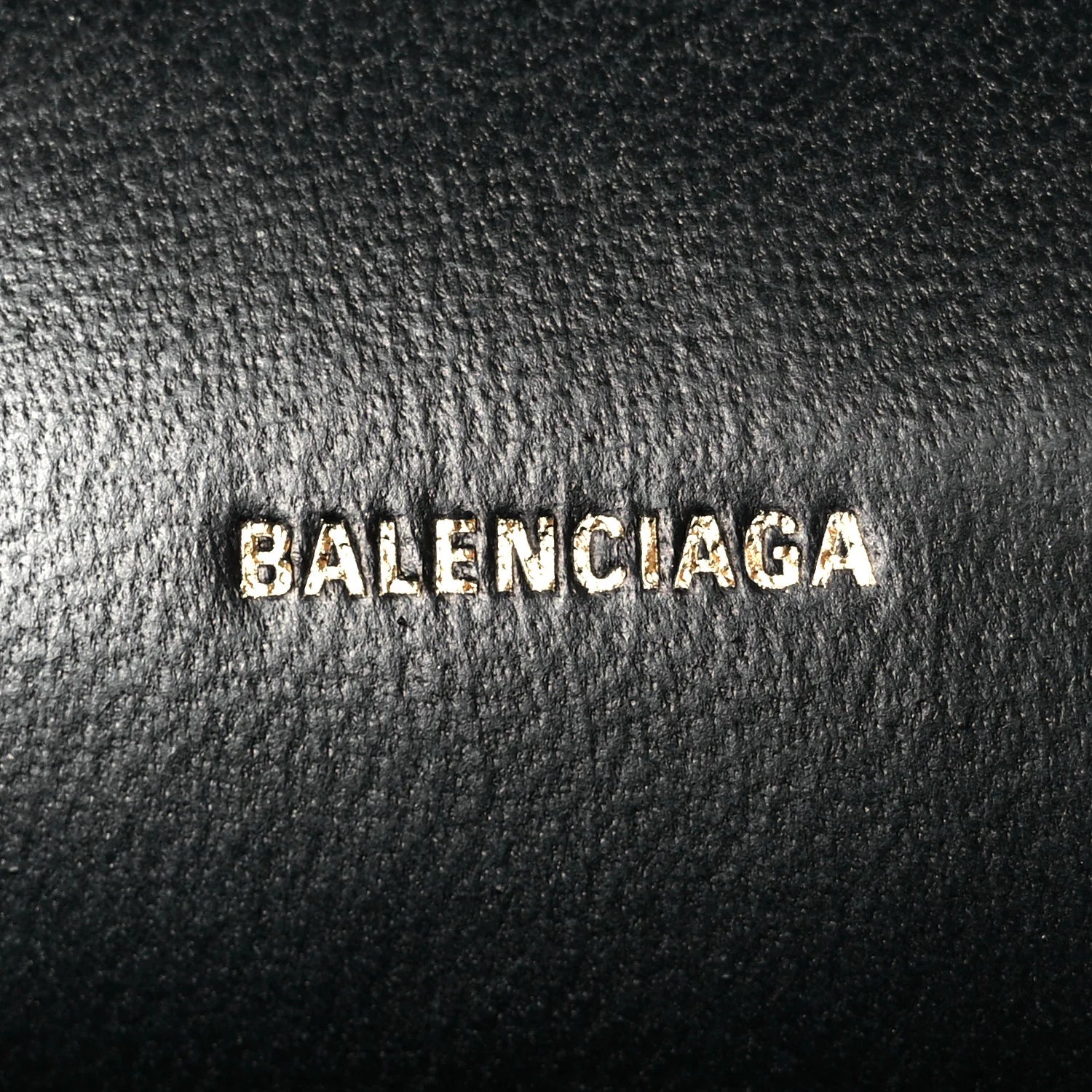 Strass Suede Allover Logo Hourglass Top Handle Bag XS with Chain Black White