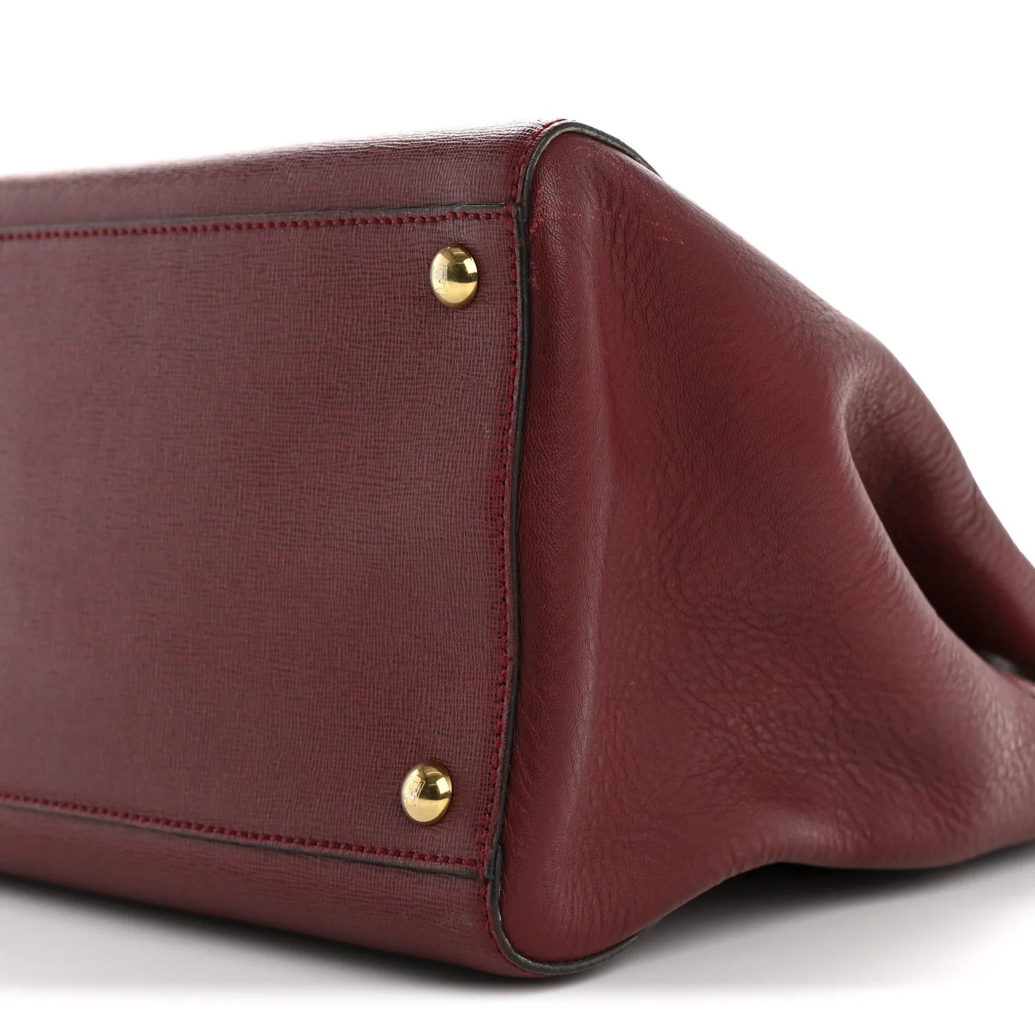 Vitello Elite Regular 2Jours Tote Rosso Scuro Ciliegia