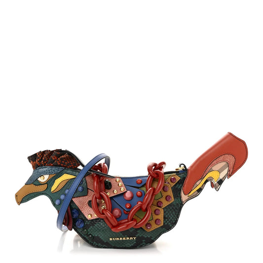 Snakeskin the Falcon Crossbody Bag Teal