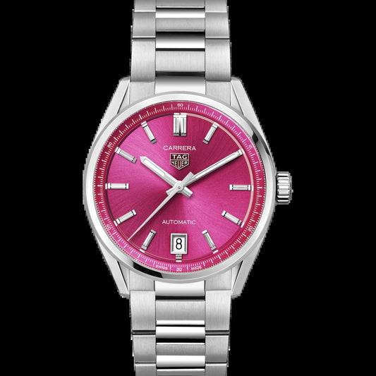 Unworn  Carrera Calibre 7 Date, Stainless Steel, 36Mm, Ref# WBN2313.BA0001, Box & Papers