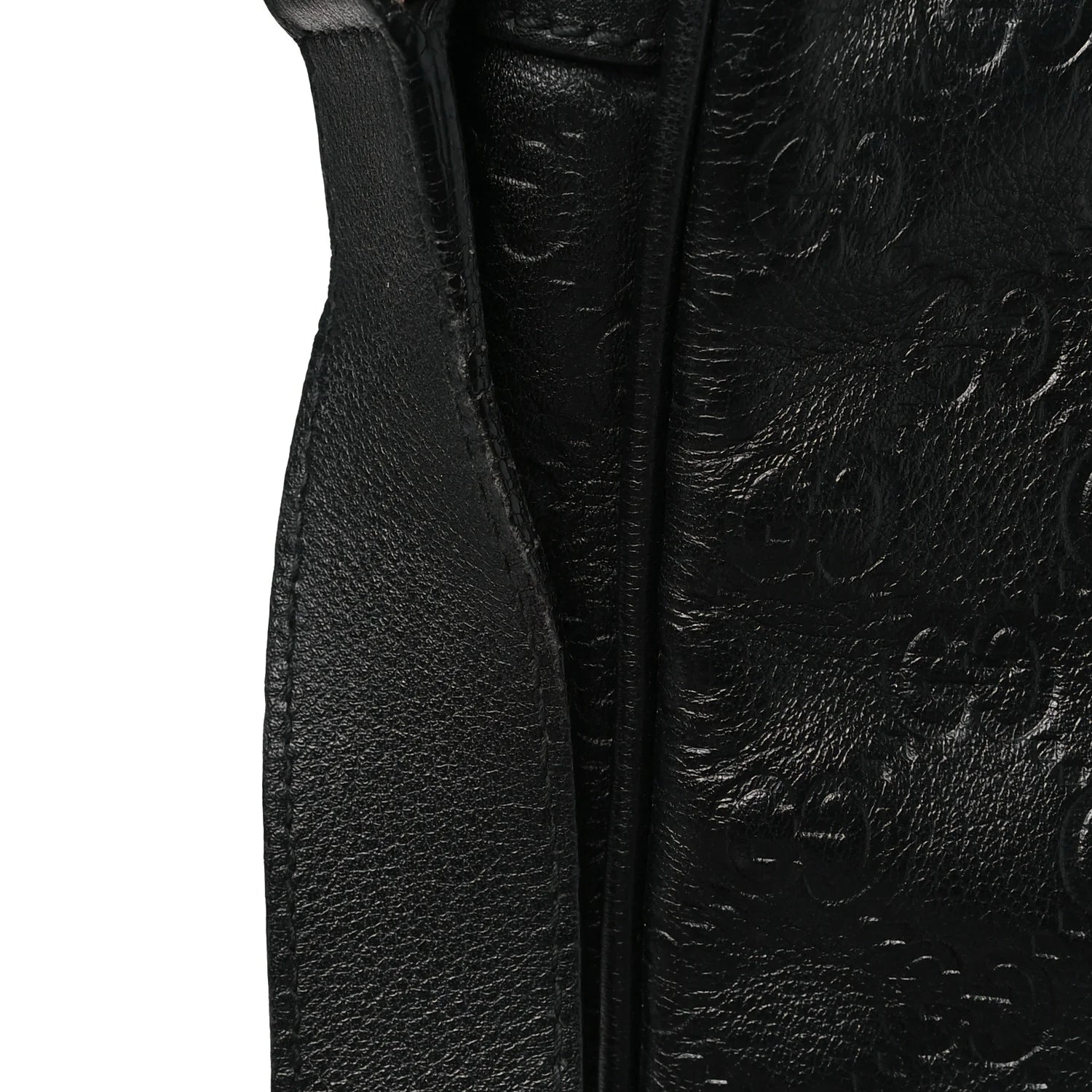 ssima Flat Messenger Bag Black