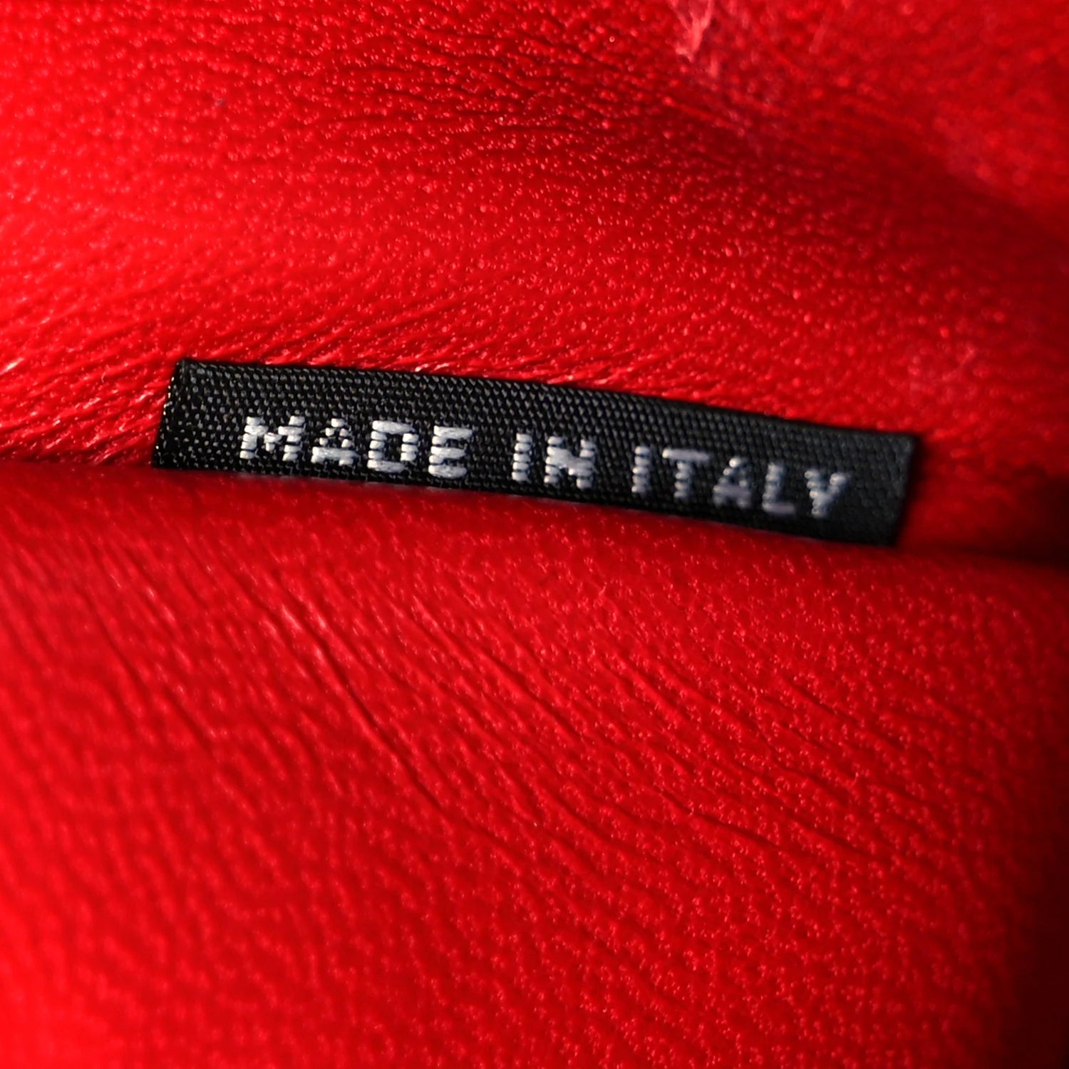 Saffiano Lux Clutch Pouch Black