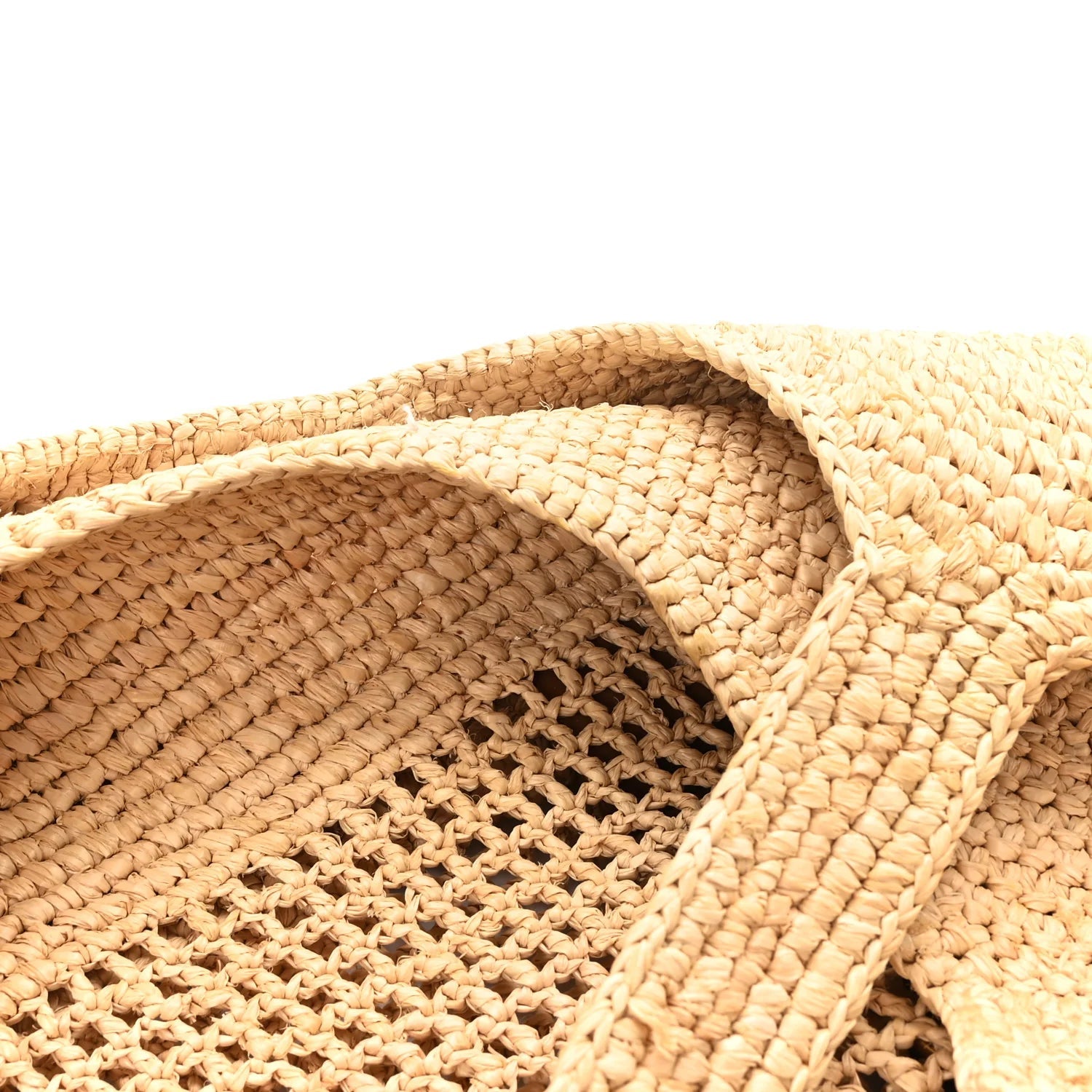 Raffia Icare Shopping Tote Natural
