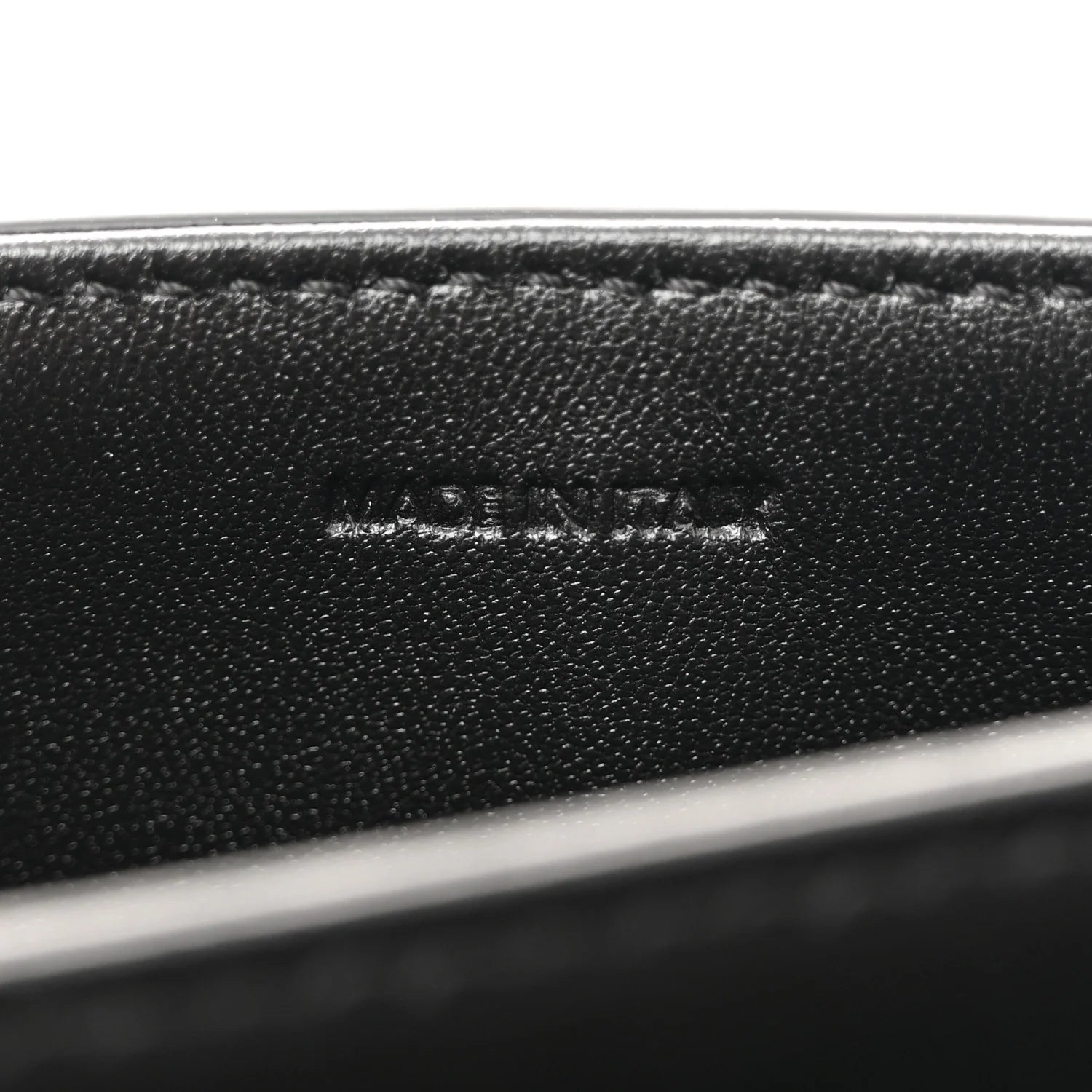 Shiny Calfskin Teen Triomphe Black