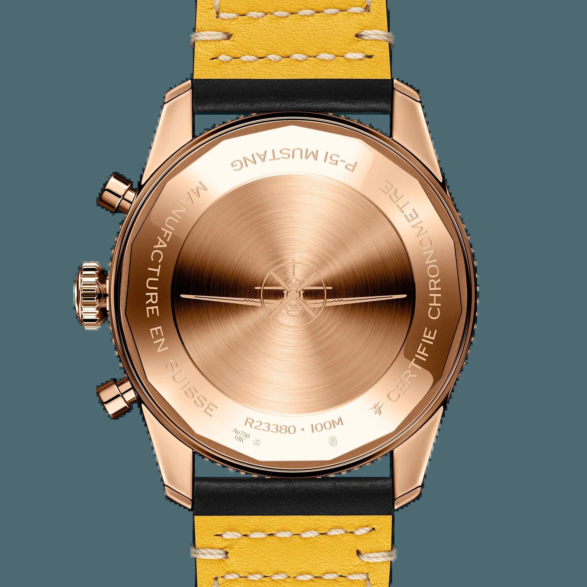 Classic AVI Chronograph 42 P-51 Mustang, 18K Red Gold, Ref# R233801A1B1X1, Unworn 2024