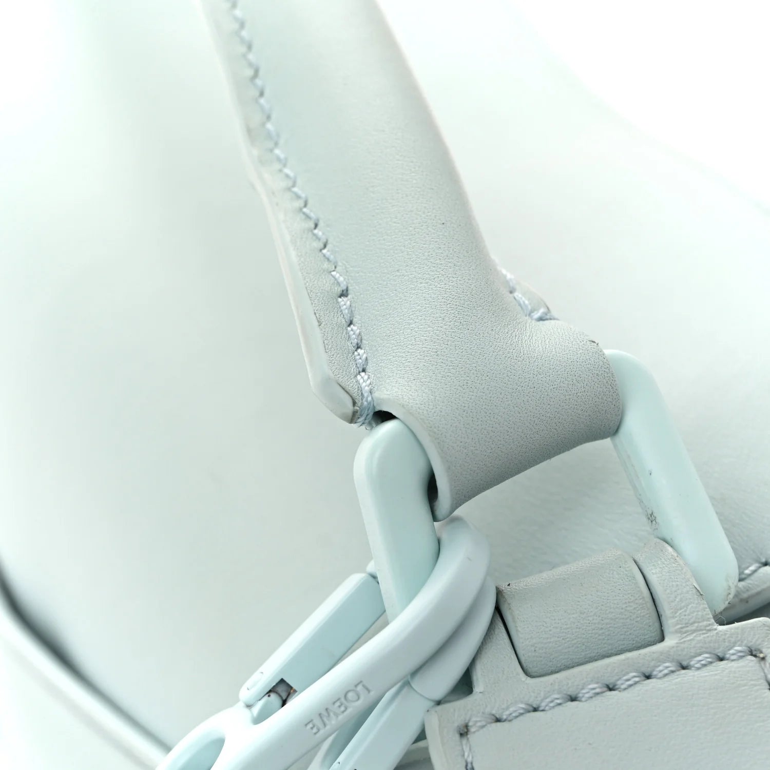 Grained Calfskin Small Puzzle Bag Aquamarine