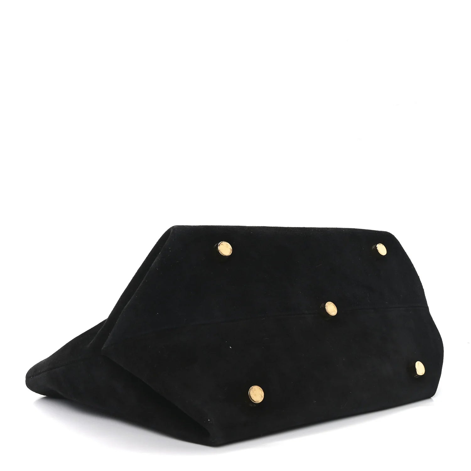 Suede Aimme Envelope Clutch Black