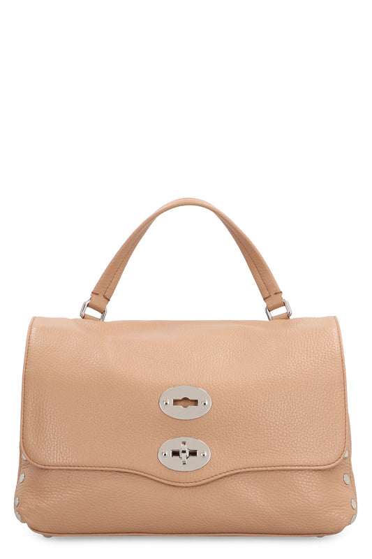 POSTINA S LEATHER HANDBAG