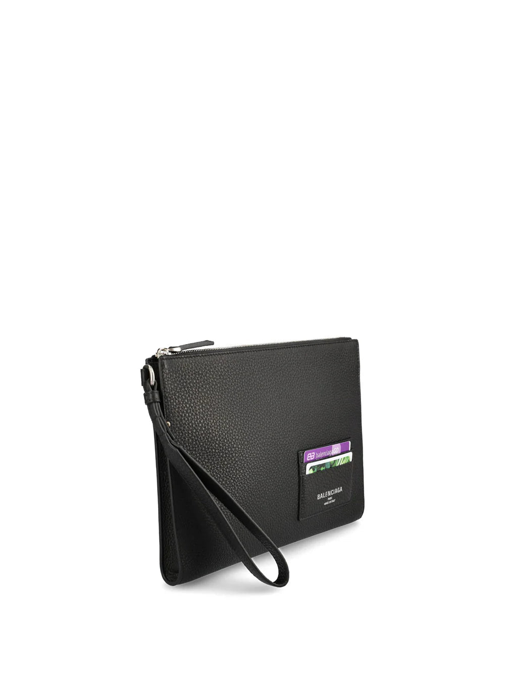 LEATHER ZIPPED POUCH
