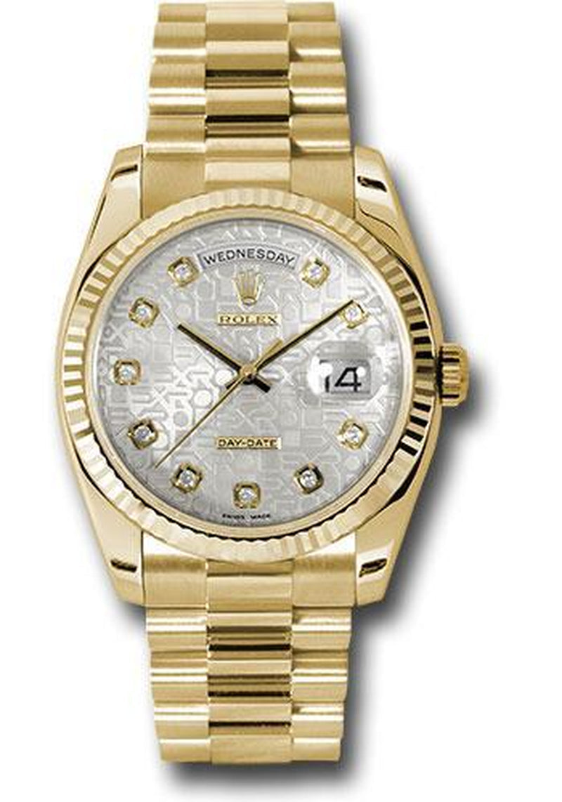 Rolex Day-Date 36Mm Watch 118238 Sjdp