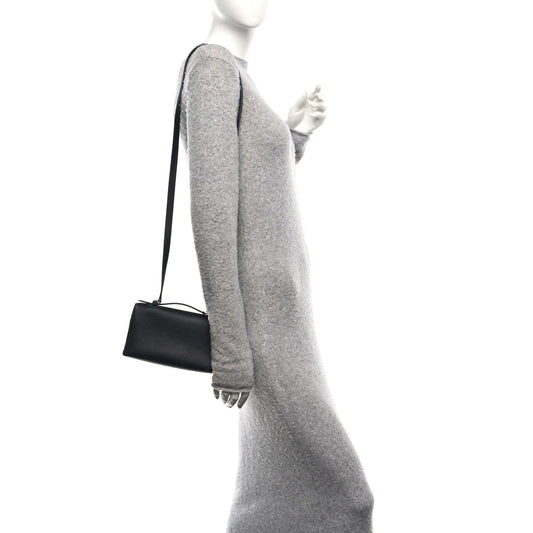 Grained Calfskin L19 Extra Pocket Pouch Navy Blue