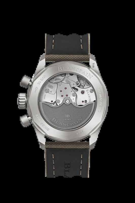 Unworn  Fifty Fathoms Bathyscaphe Chronographe Flyback, Titanium, 43Mm, Ref# 5200-1210-G52A, Box and Papers