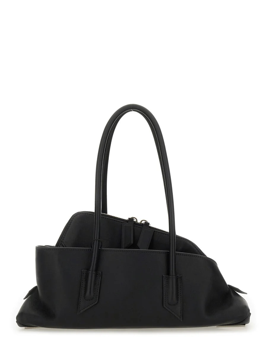 LA PASSEGGIATA SMALL LEATHER SHOULDER BAG