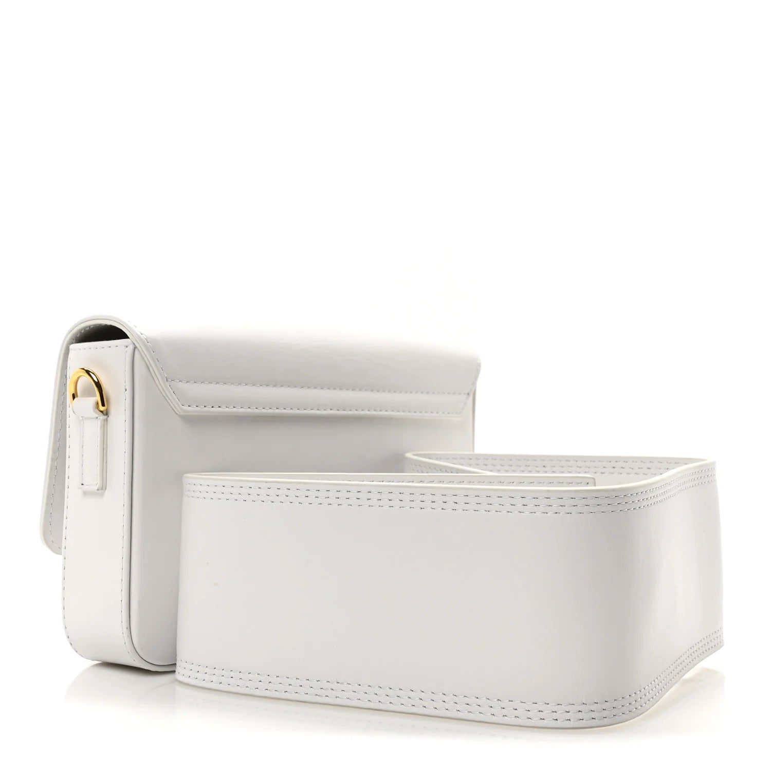 Smooth Calfskin Le Carinu White