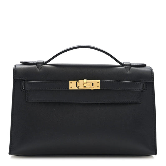 Swift Kelly Pochette Clutch Black