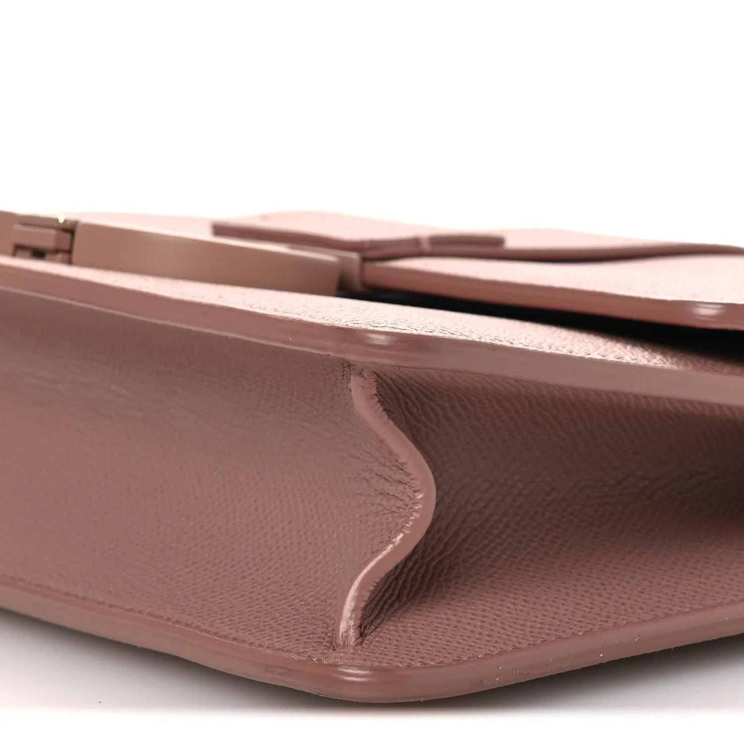 Ultra Matte Grained Calfskin 30 Montaigne Flap Bag Fard