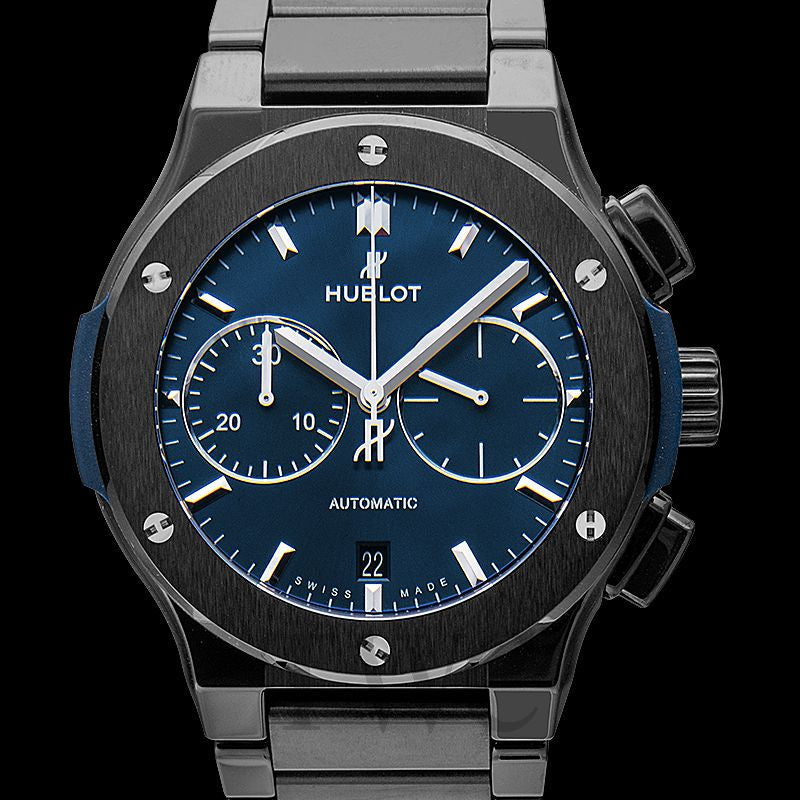 Classic Fusion Chronograph Automatic 45Mm Ceramic Blue, Ref# 520.CM.7170.CM