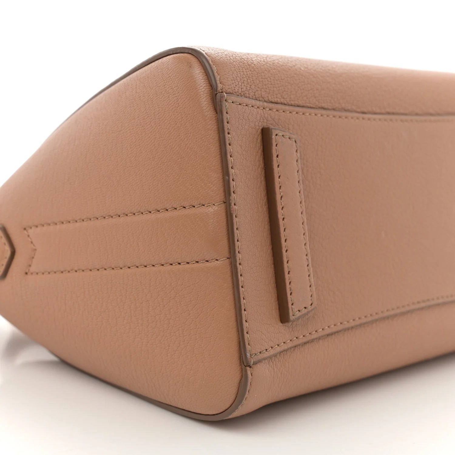 Sugar Goatskin Mini Antigona Medium Beige