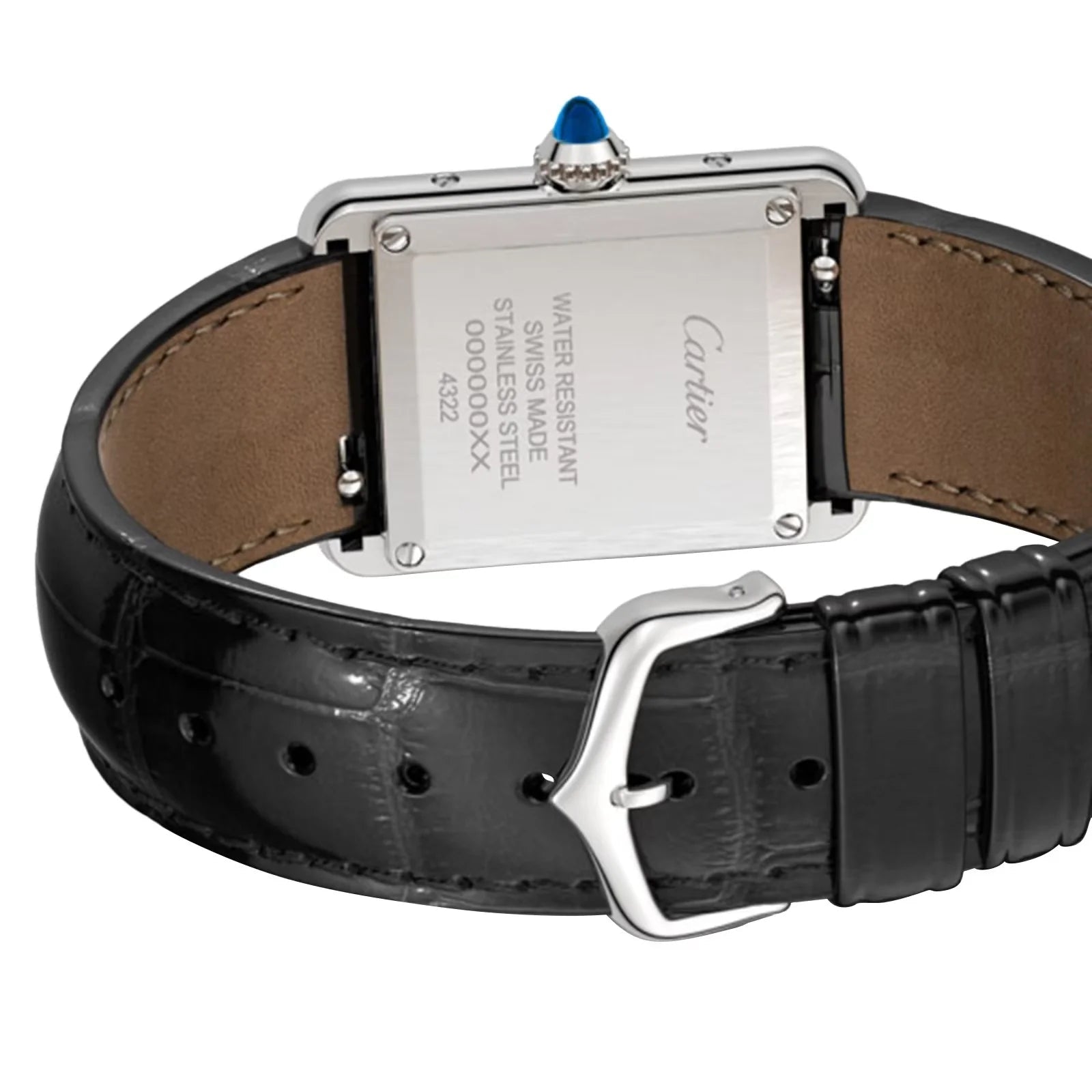 Unworn  Tank Must De , Small Stainless Steel, 29.5Mm X 22Mm, Ref# WSTA0071, Box and Papers