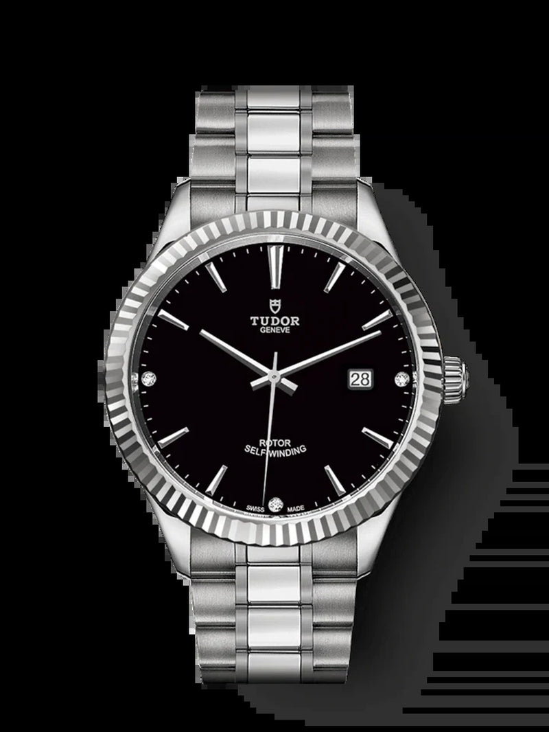 Style, Stainless Steel and Diamond-Set, 41Mm, Ref# M12710-0009