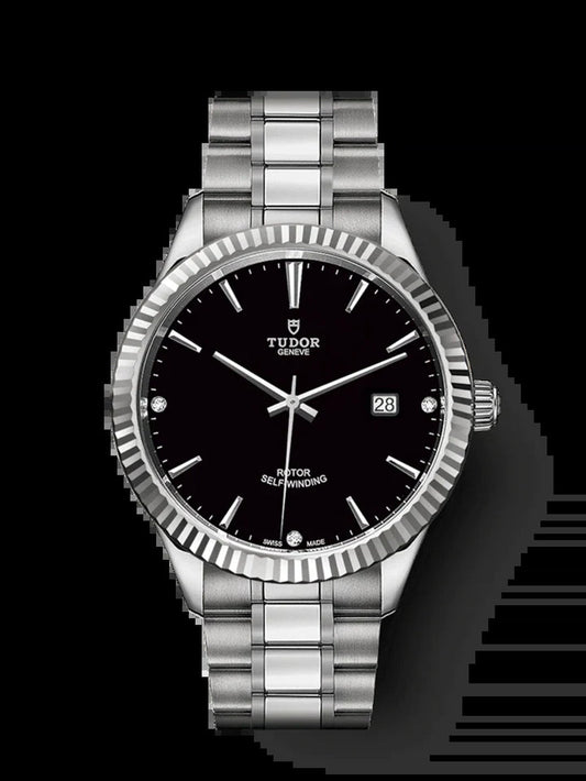 Style, Stainless Steel and Diamond-Set, 41Mm, Ref# M12710-0009