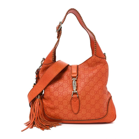 ssima Medium New Jackie Shoulder Bag Orange