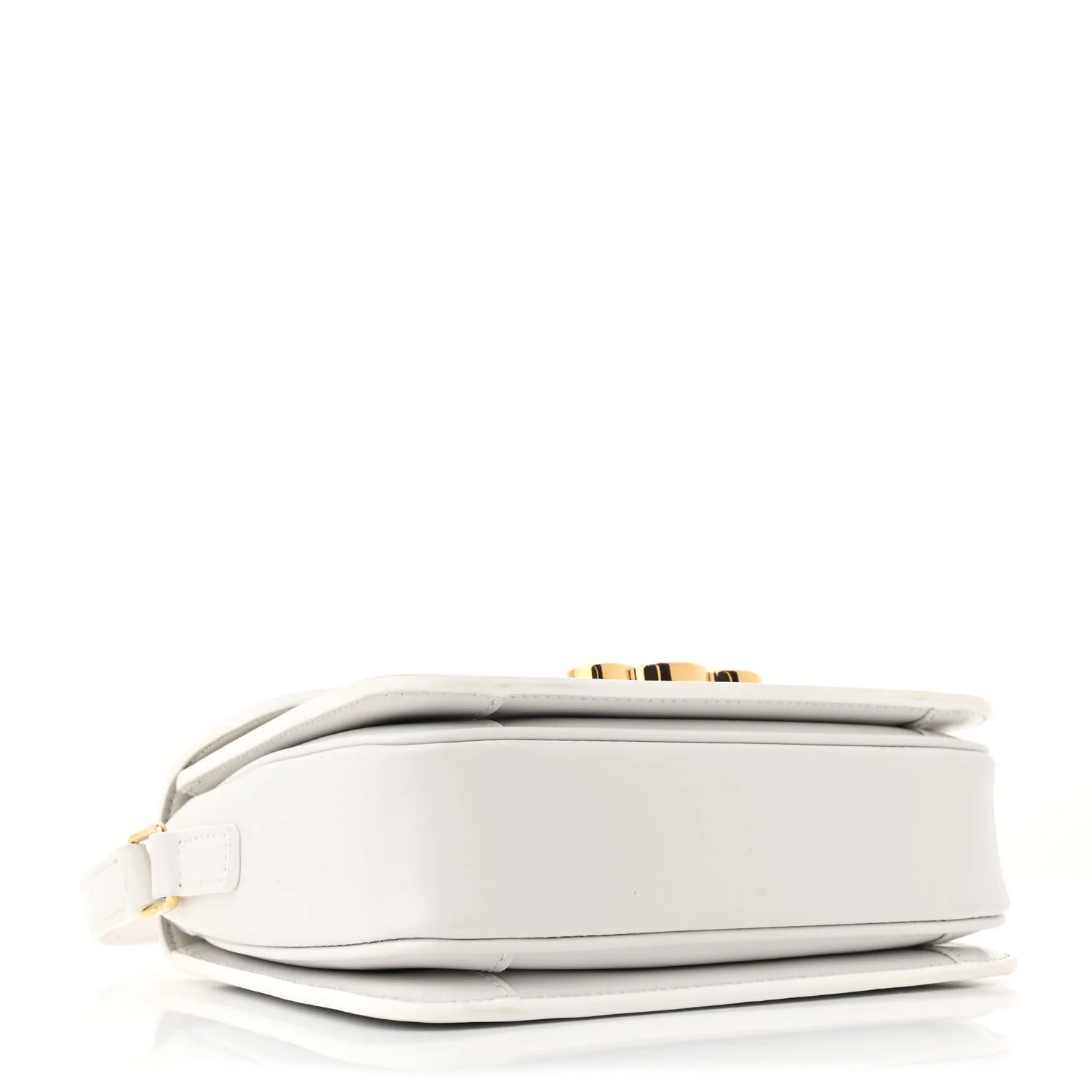 Shiny Calfskin Teen Triomphe Arctic White