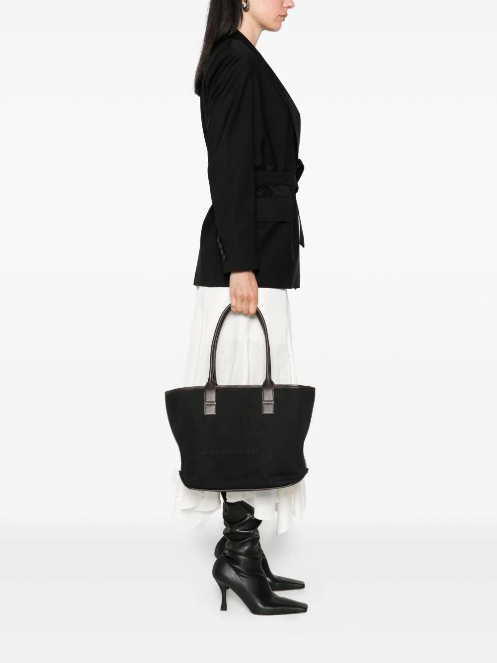 SCRIPT SMALL TOTE BAG