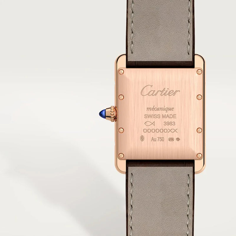 Unworn,  Tank Louis , 18K Rose Gold, 33.7Mm X 25.5Mm, Ref# WGTA0011, Box and Papers