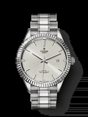 Style, Stainless Steel and Diamond-Set, 41Mm, Ref# M12710-0007