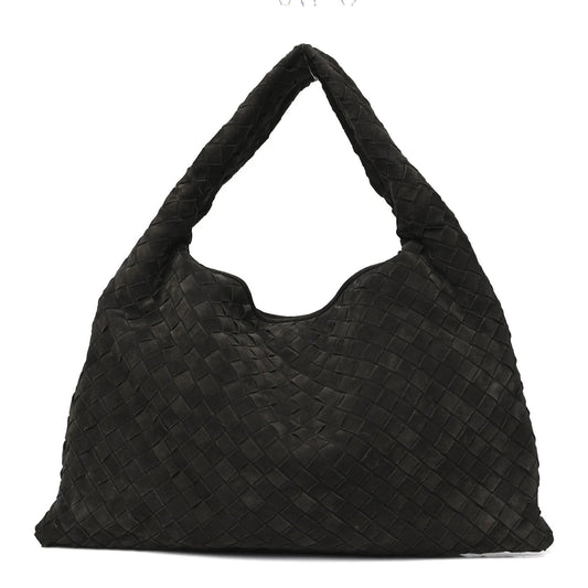 Suede Intrecciato Medium Hop Fondant