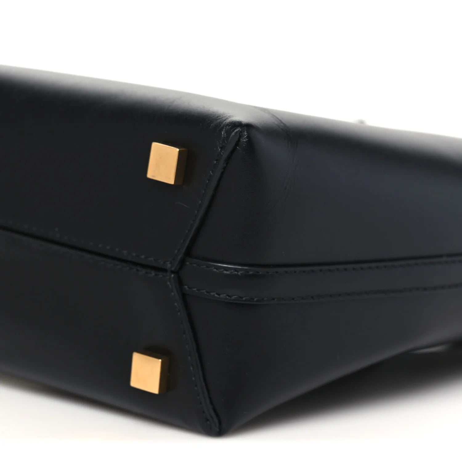 Shiny Calfskin Le 37 Mini Bucket Bag Black